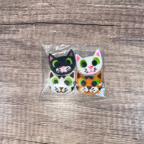 Cat Heads Shaped Sugar Decoration