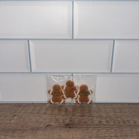 Gingerbread Man Shaped Sugar Decoration (3 pieces)