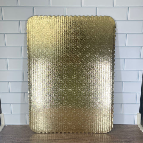 1/2 Sheet Gold Cake Board