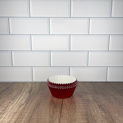 Red Foil Cupcake Liner (Approx. 42 Pieces)