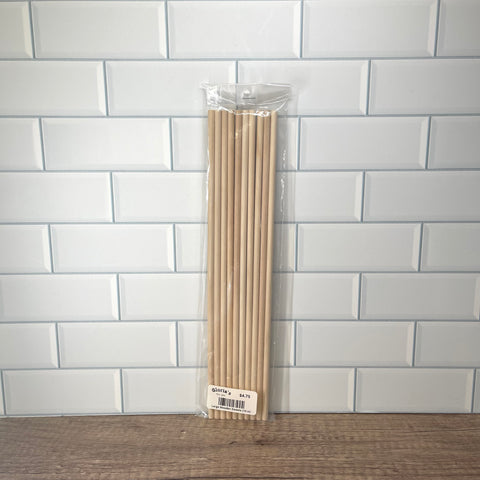 Large Wooden Dowels (10 ct)