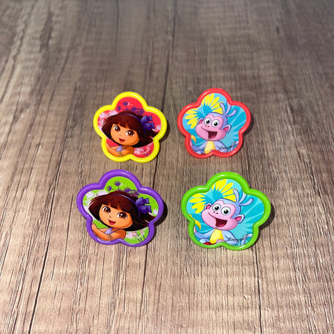 Dora the Explorer Rings (4 Piece)