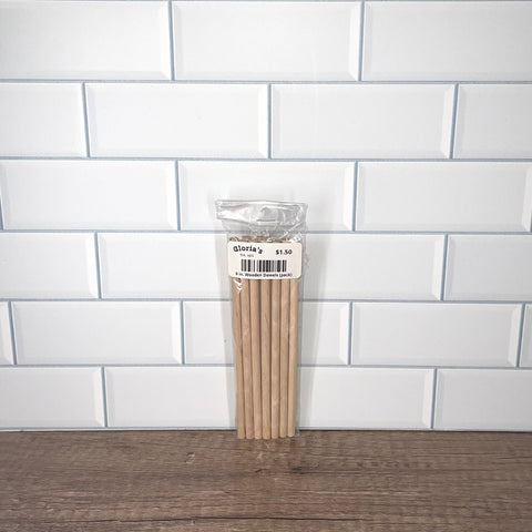 6 in. Wooden Dowels (pack)