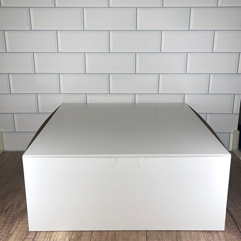 12X12X5 in. White Cake Box