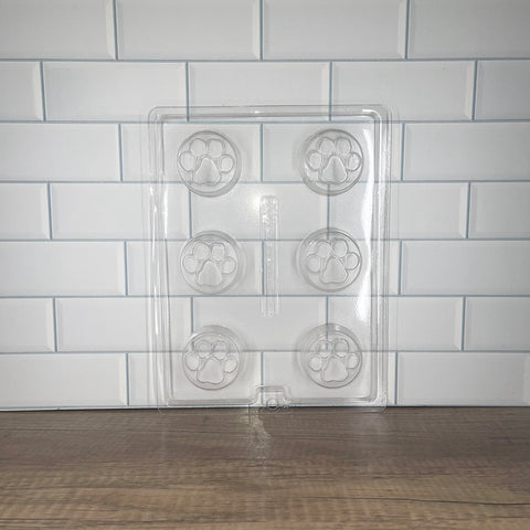 Cookie Paw Print Chocolate Mold