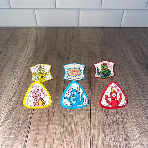 Yo Gabba Gabba Rings (6 Piece)