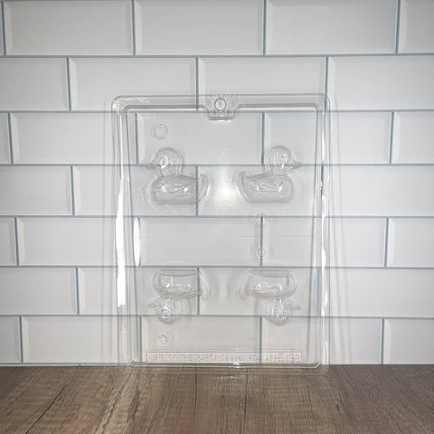 3D Rubber Duckies Chocolate Mold