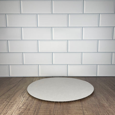 8 in. White Cake Board