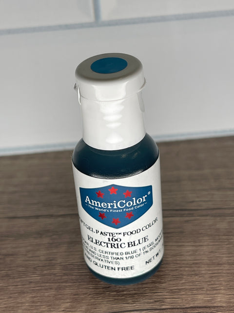 Electric Blue Gel Paste Food Color .75 oz