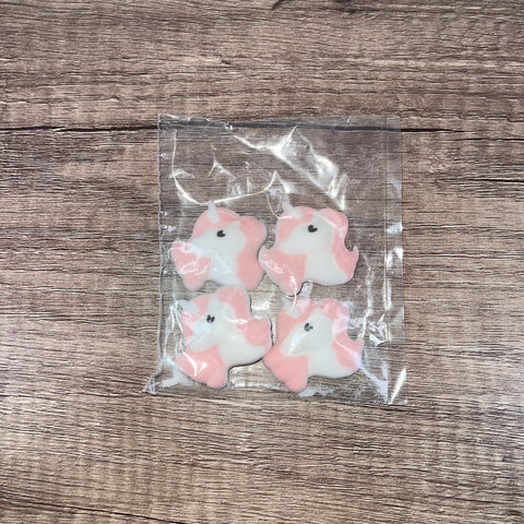 Unicorn Heads Shaped Sugar Decoration