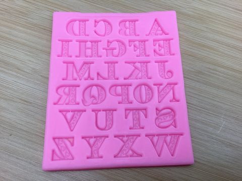 Silicone 3D Alphabet Mold