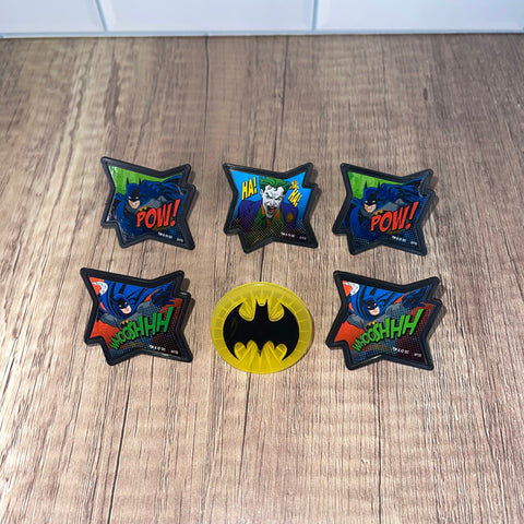 Batman Rings (6 Piece)