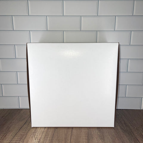 10X10X5 in. White Cake Box