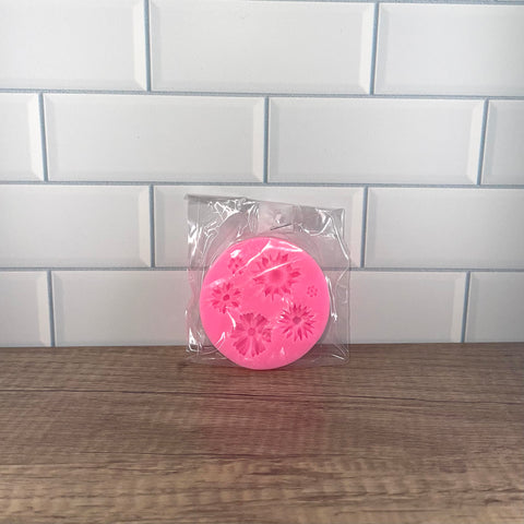 Silicone Sustainable Flower Mold (pink)