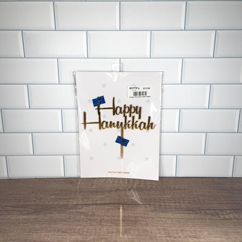 Happy Hannukah Cake Topper