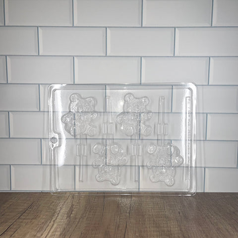 Teddy Bear Lolly Chocolate Mold