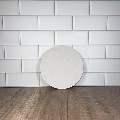 6 in. White Cake Board