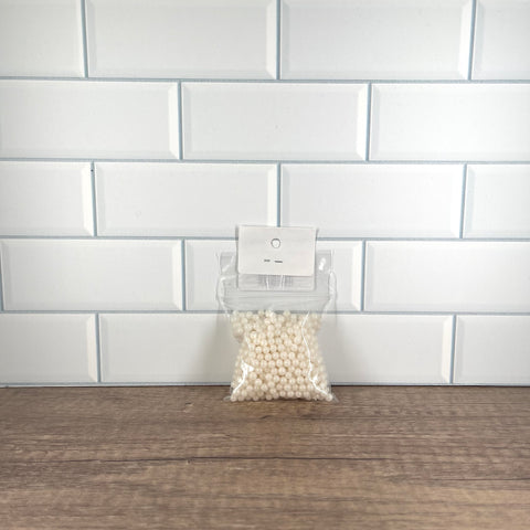 White 5mm Sugar Pearls - 2 oz.