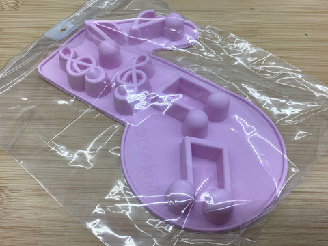 Silicone Musical Notes Mold