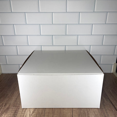 10X10X5 in. White Cake Box