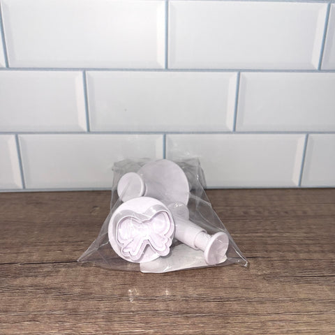 Fondant Bow Cutter Set (3 pc)