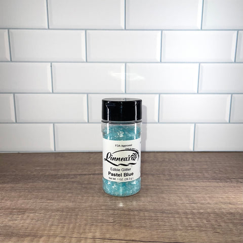 Pastel Blue Edible Glitter 1 oz.