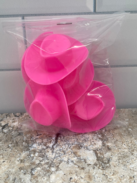 Pink Cowboy Hats (6 Pieces)